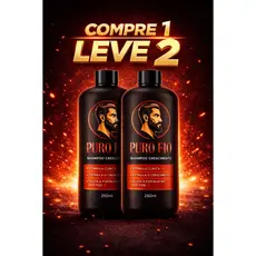 kit 2 Shampoo crescimento Fortalecedor Puro Fio | Combate Queda e Falhas | 250ml | Envio imediato