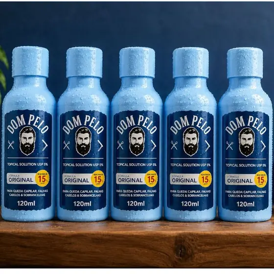5 fortalecedor dom 120ml  - queda e falha capilar - Envio imediato