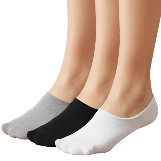Kit 3 Pares Meias Invisível Zee Rucci Respirável Confortável Ajuste Perfeito Algodão Unissex Leve Fresquinha