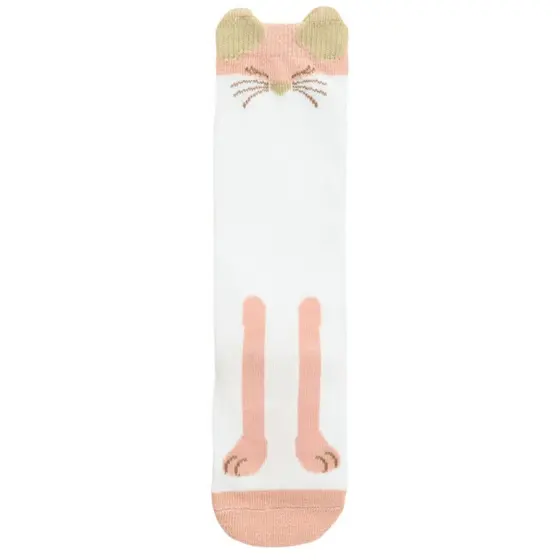 Meia Bebe Cano Alto 3/4 Longa Pimpolho Frio Inverno Menino Menina Quente Quentinha Nenem BB