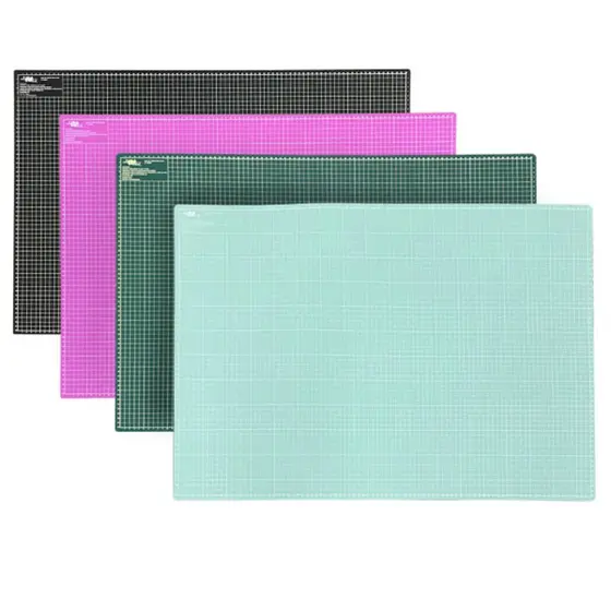 Base de Corte A1, A2, A3 para Patchwork Scrapbook VERDE, ROSA, ROXA, PRETA, TIFFANY