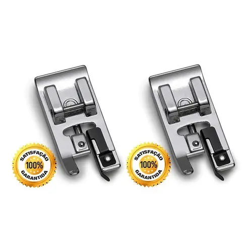 2 Sapata Calcador Ponto Overlock Acabamento Chulear Patchwor promoção