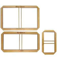 Kit Gabarito Post It Moldura Cartonagem Encadernaçao 3un Mdf Promoção pachwork br