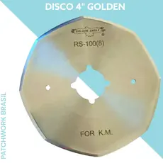 Disco Corte Maquina Cortar Tecido Oitavado  4 Pol Golden Eagle Rc100 Rs100 pachwork br