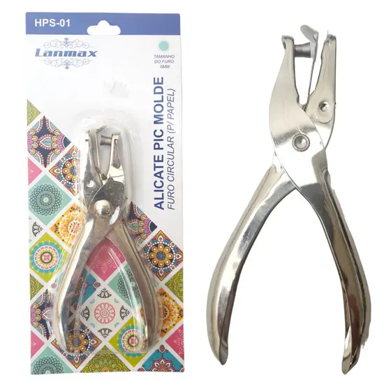 Perfurador de Papel Alicate 1 Furo pachwork br