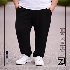 Calça Moletom Com Punho Plus Size Masculina
