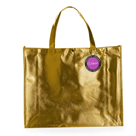Sacola Ecobag em TNT Premium Metalizado 40x50cm Rivera TopGet