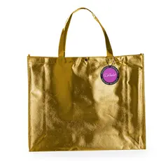 Sacola Ecobag em TNT Premium Metalizado 40x50cm Rivera TopGet