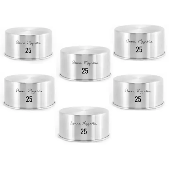 Forma Assadeira Bolo REDONDA ALTA  25 X 10 cm  Alumínio Escolha a Quantidade RED25