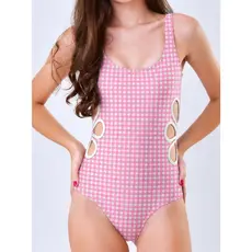 Maiô Body Juvenil Feminino Alto Verão I Detalhe Pétalas Laterais I Moda Praia Teen I Todo Forrado I Proteção UV50+