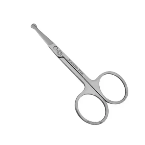 Tesourinha P/ Corte Aparar Pelos Nariz Orelha Bigode Redonda