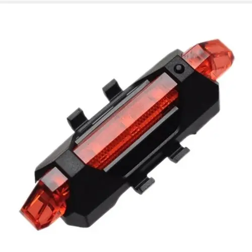 Lanterna Bike Led Recarregável Usb Sinalizador Segurança Pisca