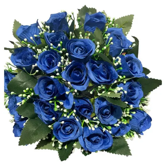 Buque De Rosas Grande Flor Artificial Qualidade E Realismo