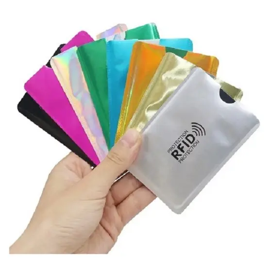Capinha Protetor De Cartão D Crédito Rfid Anti Furto