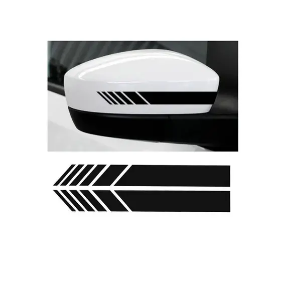 Adesivo Carro Universal para Retrovisor Faixa Tuning (Par)