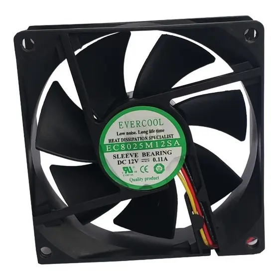Cooler Ventilador Para Gabinete 80x80x25mm