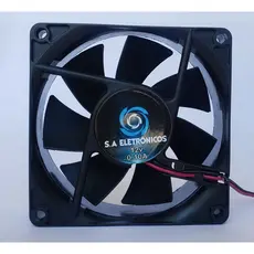 Cooler Ventoinha 80x80x25mm 12v 0.10a Pc Fonte 2 Fios