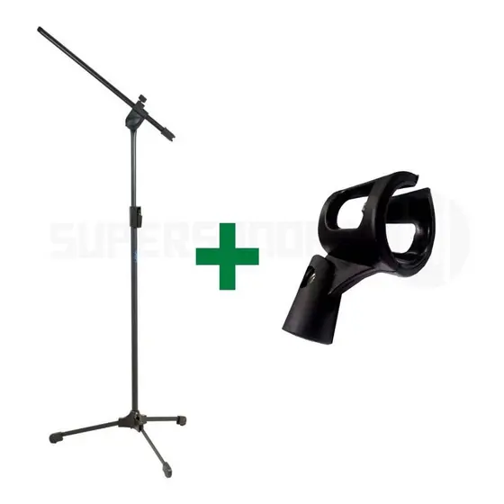Suporte Pedestal Para Microfone Tps Ask + Cachimbo