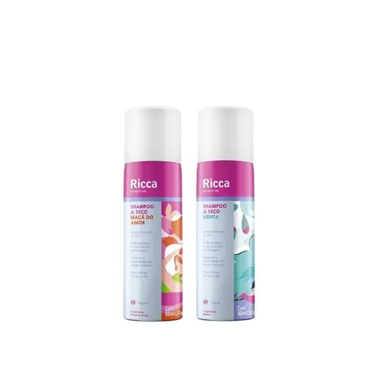 Kit Mini Shampoo A Seco Rica Cuidado Prático P/ Seus Cabelos