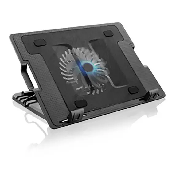Suporte para notebook base cooler com ventoinha altura ajustável