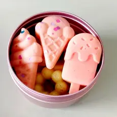 Barbie/ waxmelts/ velas sem pavio/ pastilhas aromáticas/ rosa