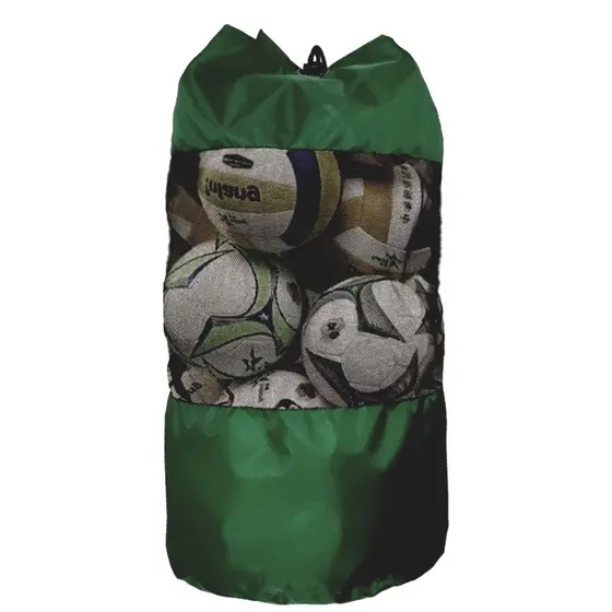 Porta Bolas De Futebol Verde Tamanhos P M G e GG Basquete Vôlei futsal saco de bola Grande Para Quadra e Campo