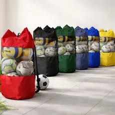 Porta Bolas De Futebol Tamanhos P M G e GG Basquete Vôlei futsal Grande Para Quadra e Campo Confeccionado Em Poliéster