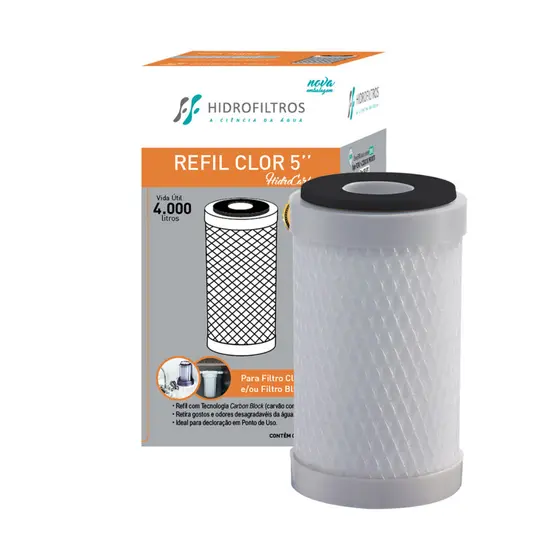Refil Original 902-0012 Para Filtro Hidrofiltros Blist 5''