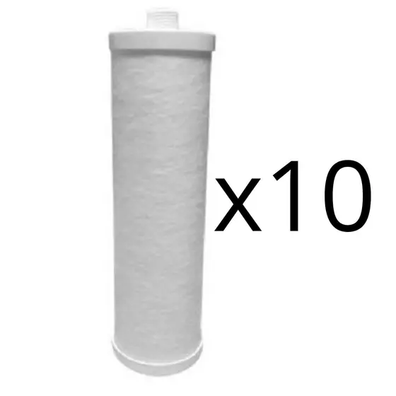 KIT 10 UN Refil P Filtro Agua Acqua Mil Super Cod 100055 Compatível com carcaças 9 3/4"