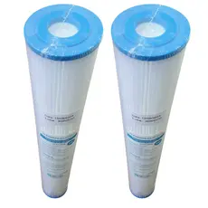 Kit 02 Refil Filtro Plissado Lavável 20 Slim Para Água De Poço Planeta Agua