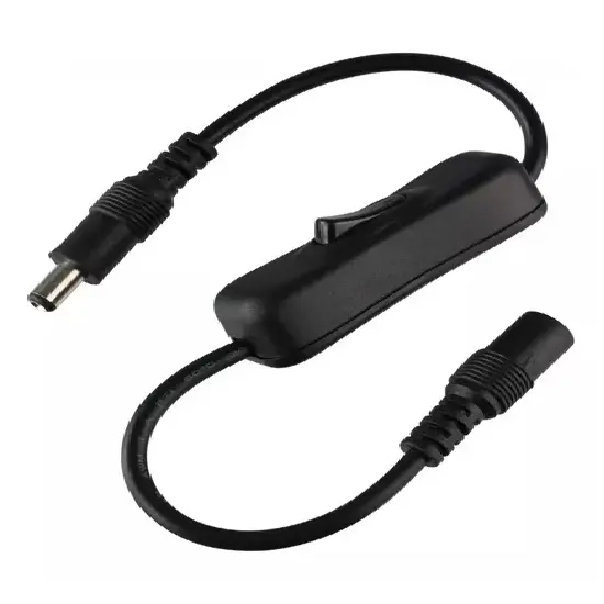 Interruptor Cabo Plug P4 Macho/fêmea Rabicho 12/24v Fita Led