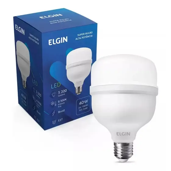 Lâmpada Bulbo 40w Super Led Bivolt E27 Branca Fria