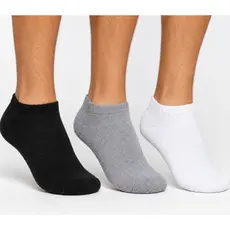 Kit 3 pares de meia soquete atoalhada unissex
