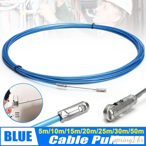 Electrician Tape Conduit Ducting Cable Puller Tools Wheel Pushing for Wiring Installation