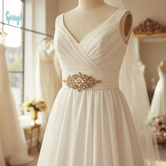 Cinto De Strass Acessório DIY Para Decoração De Vestido De Casamento Feito De Resina Ecológica Com Opções Multicoloridas