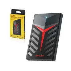 Case para HD Externo SSD Slim de 2.5 polegadas SATA USB 3.0 LED Infokit Ps4 Xbox PC