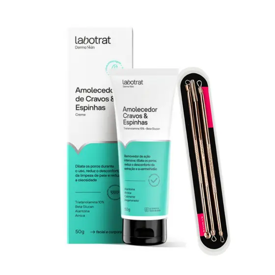 Creme Amolecedor De Cravos E Espinhas Antiacne Labotrat 50g