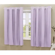 Cortina Blackout Lilás 2,20m x 1,30m Quarto Sala Blecaute PVC corta 100 % a luz
