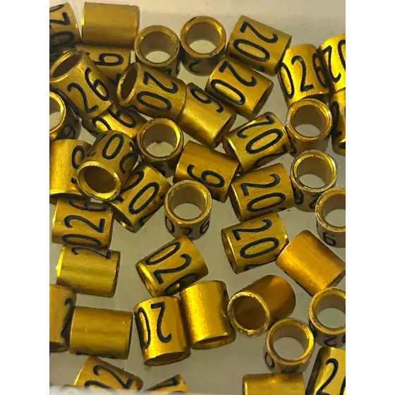 anilhas fechadas 3.5mm 2026 para FILHOTES de trinca ferro e aves de mesma medida.