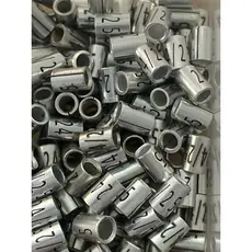 5 ou 10 Anilhas ABERTAS 2.2mm aves ADULTAS .coleira, tiziu, papa capim, caboclinho, patativa, bigodinho,etc.