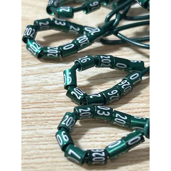 5 Anilhas aluminio, FECHADAS, tarin, pintassilgo, Curio e aves de mesmo porte.