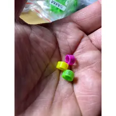 kit anilhas numeradas ( 5.5mm fecho click) abertas para calopsitas e roselas . Adultas e filhotes.