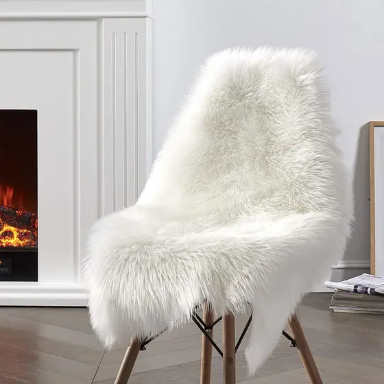 Manta em  Pelúcia Pelo Alto Luxo  -  Tapete Pelego -  Para Decoração /Foto E Cenários De Moda Roupas