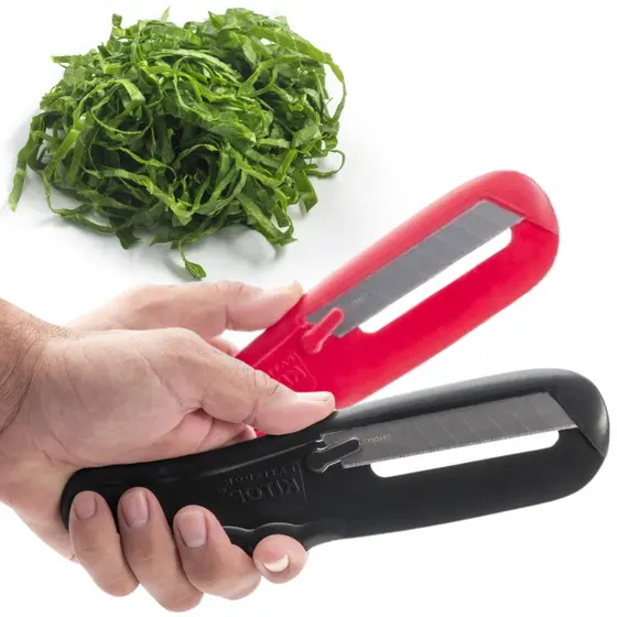 Kit 2 Fatiadores de Folhas e Legumes Prático e Versátil