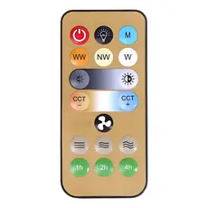 Controle Remoto I.r. Ventilador Lâmpada Led Teto E27 30w 60w