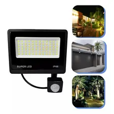Refletor Led 200w Holofote Sensor Presença Fotocélula Bivolt A Prova d'água Ip66
