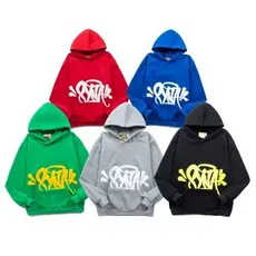 Moletom com capuz estilo Syna Hip-Hop para mulheres American Street Drill, moletom feminino Trend, casal com capuz, Y2K