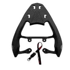 SUPORTE BAGAGEIRO BAÚ SUPERIOR TRASEIRO ALTA RESISTÊNCIA FIBRA CG FAN START 125 150 160 - 2014 EM DIANTE - SCAM