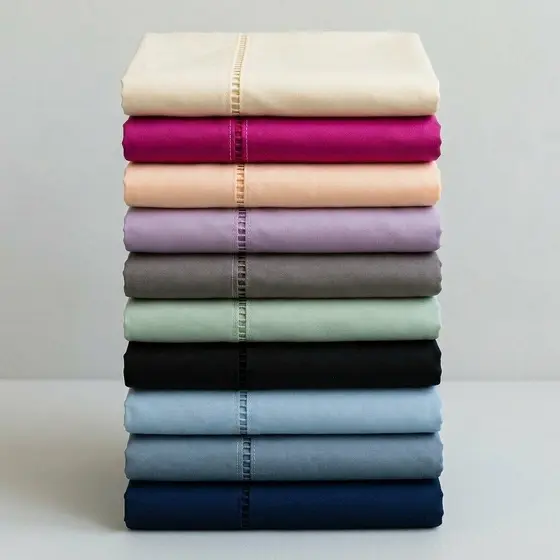 Kit 10 Fronhas de Travesseiro Padrão 70cm x 50cm Micropercal Cores Lisas Ponto Palito Promoção Imperdível Sortidas
