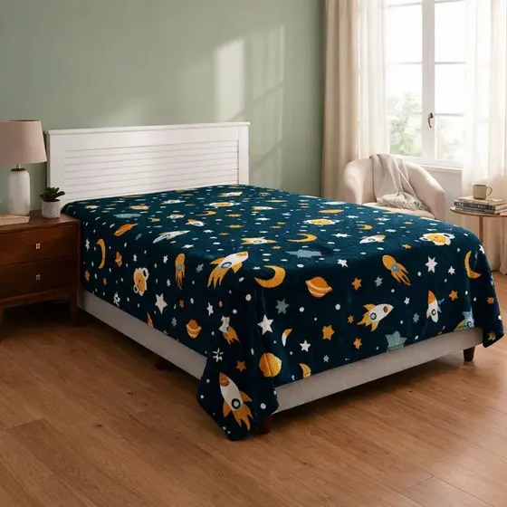 KIT 3 Cobertor Manta Casal Estampas sortidas 170 FIOS PROMOÇÃO
